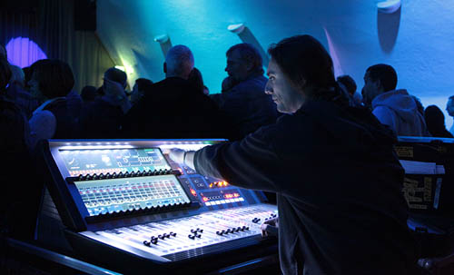 Christopher Hafer FOH, Monitor Operator